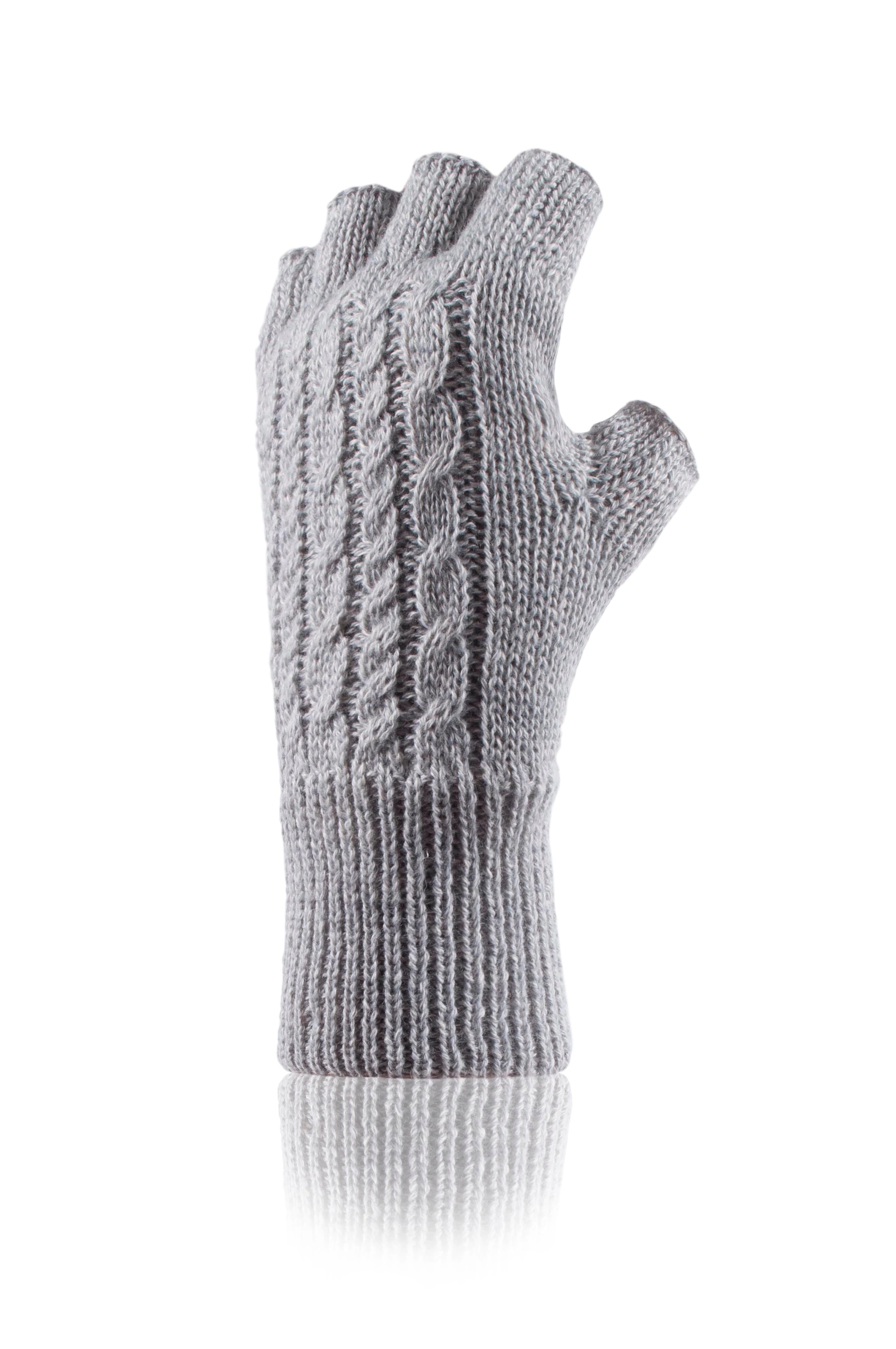 Cozy Ayla Cable Knit Fingerless Gloves – Perfect Winter Warmth for Women